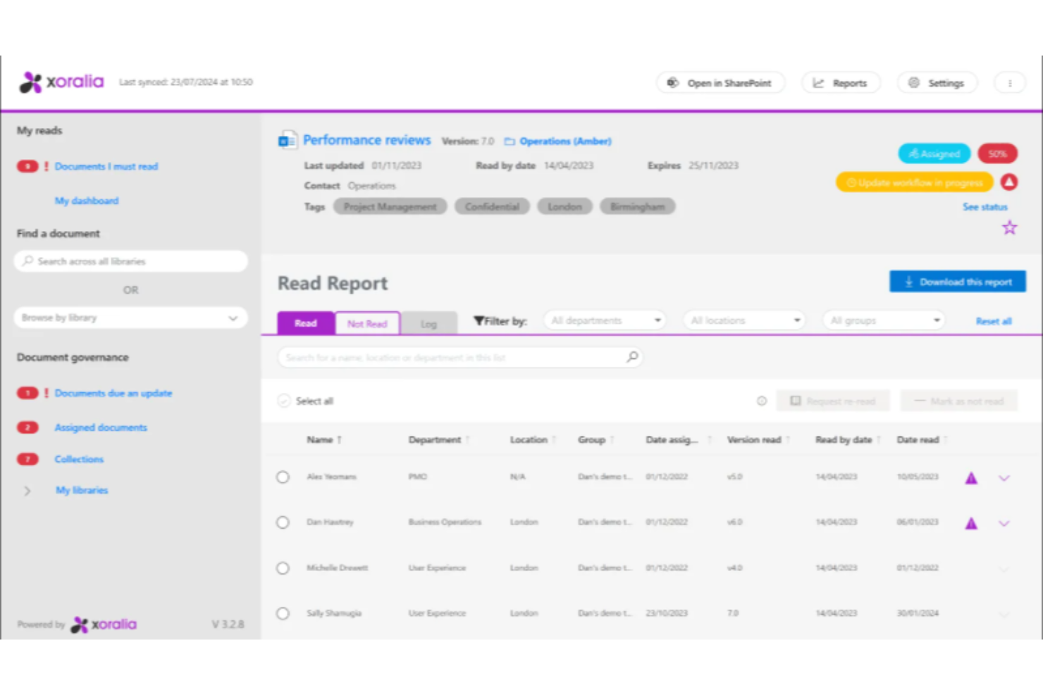 Xoralia screenshot - 22 Best Policy Management Software of 2025: Reviewed