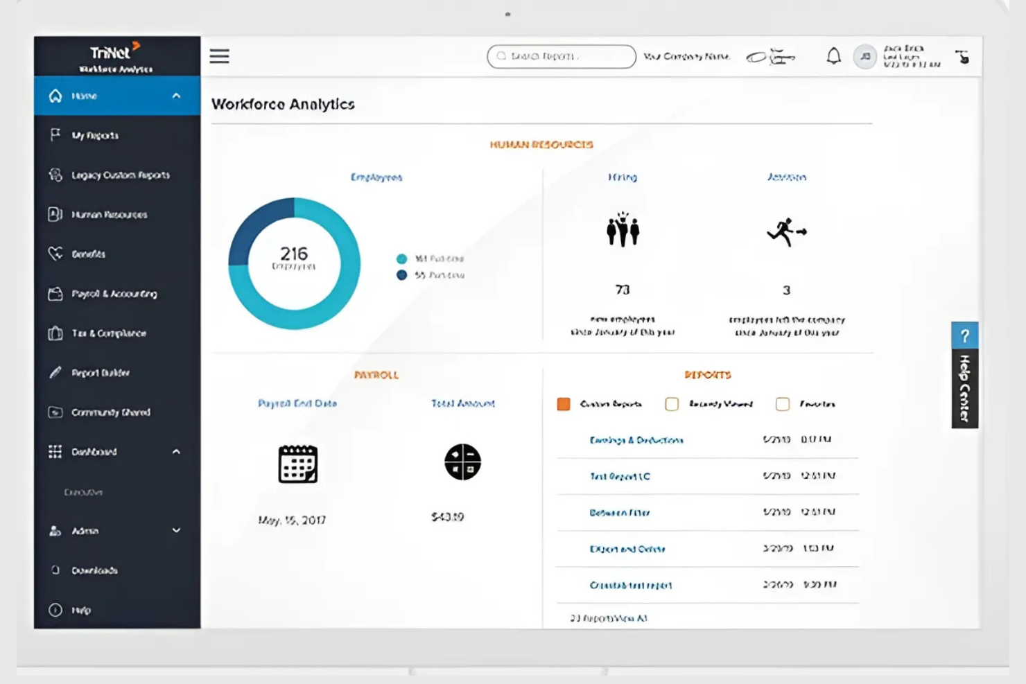 TriNet screenshot - 24 Best Paycor Alternatives Reviewed in 2025