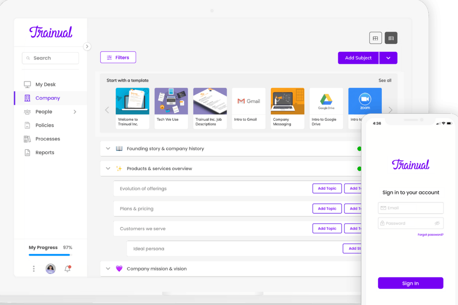 Trainual screenshot - 40 Best Workforce Management Software of 2026: Reviewed