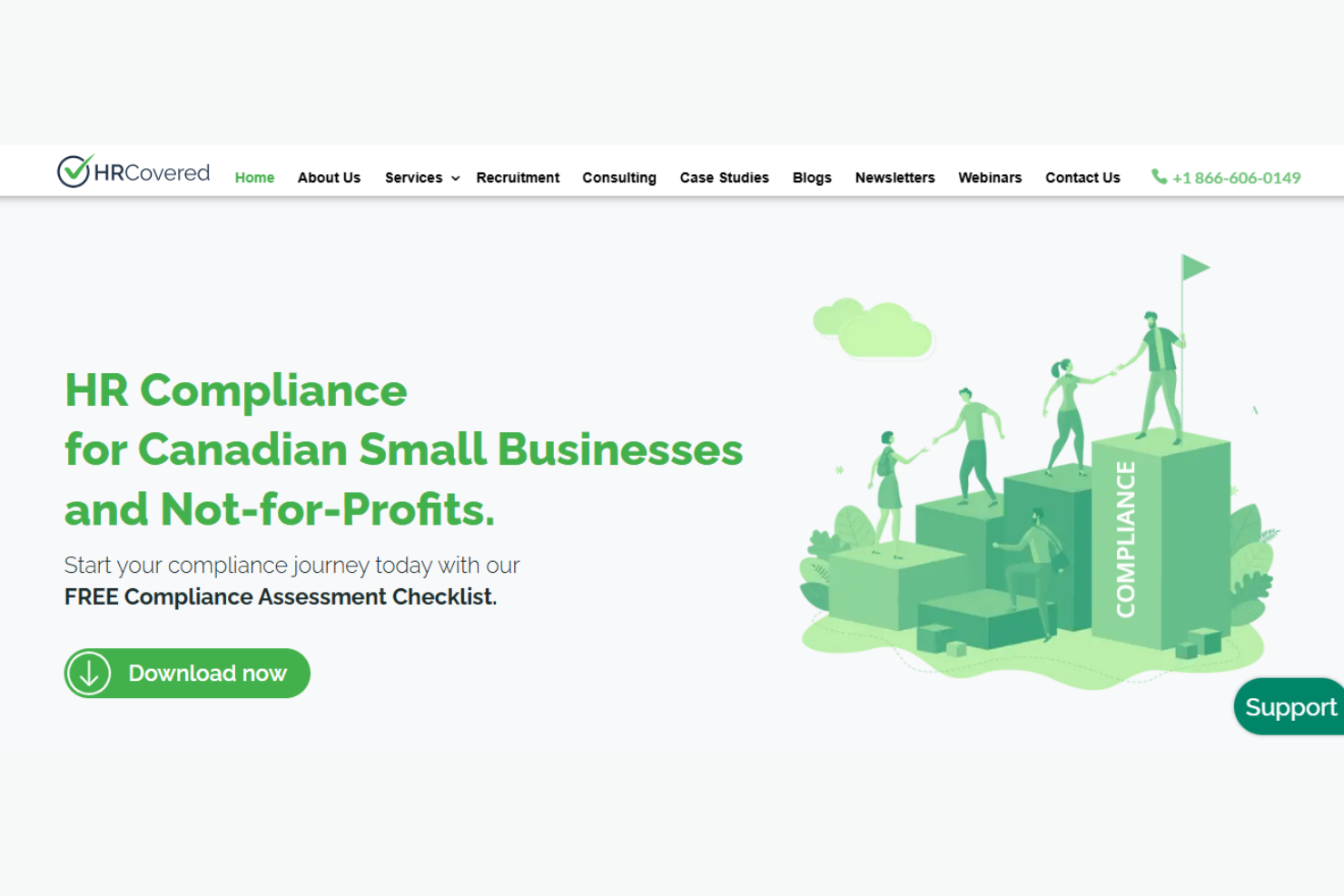 HR Covered screenshot - 20 Best HR Consulting Firms Canada Reviewed in 2026
