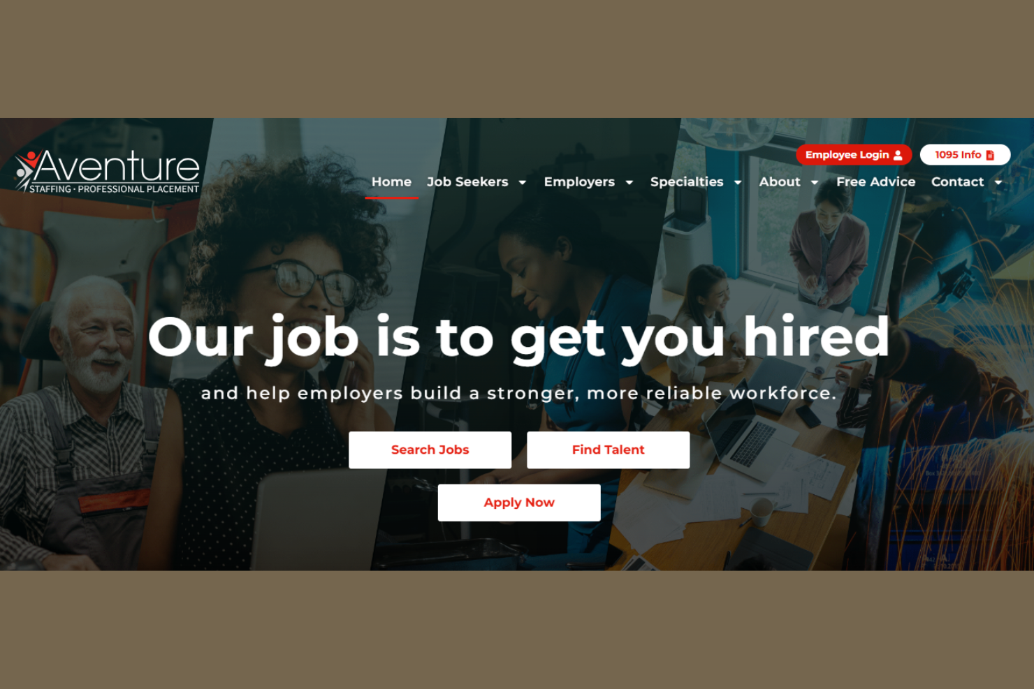 Aventure Staffing screenshot - 20 Best Healthcare Recruiting Companies Reviewed in 2025