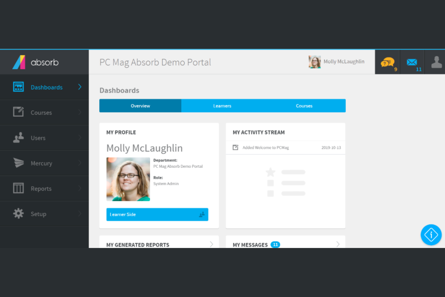 Absorb LMS screenshot - 20 Best iSpring Learn Alternatives Reviewed in 2026