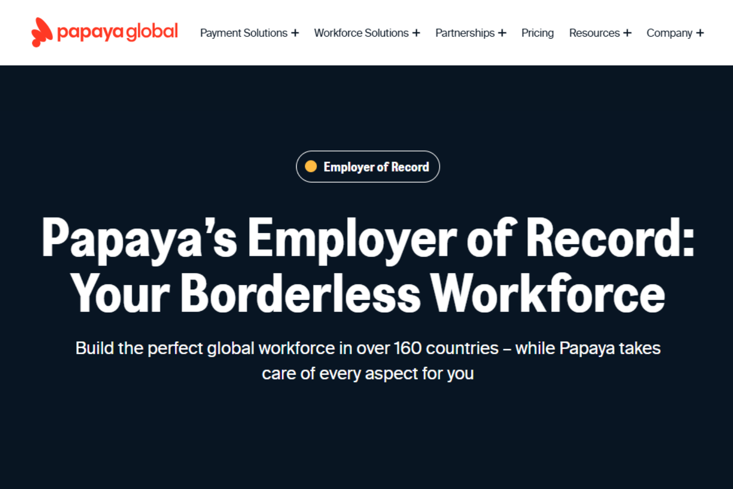 Papaya Global screenshot - 20 Best Employer of Record in Switzerland For 2026