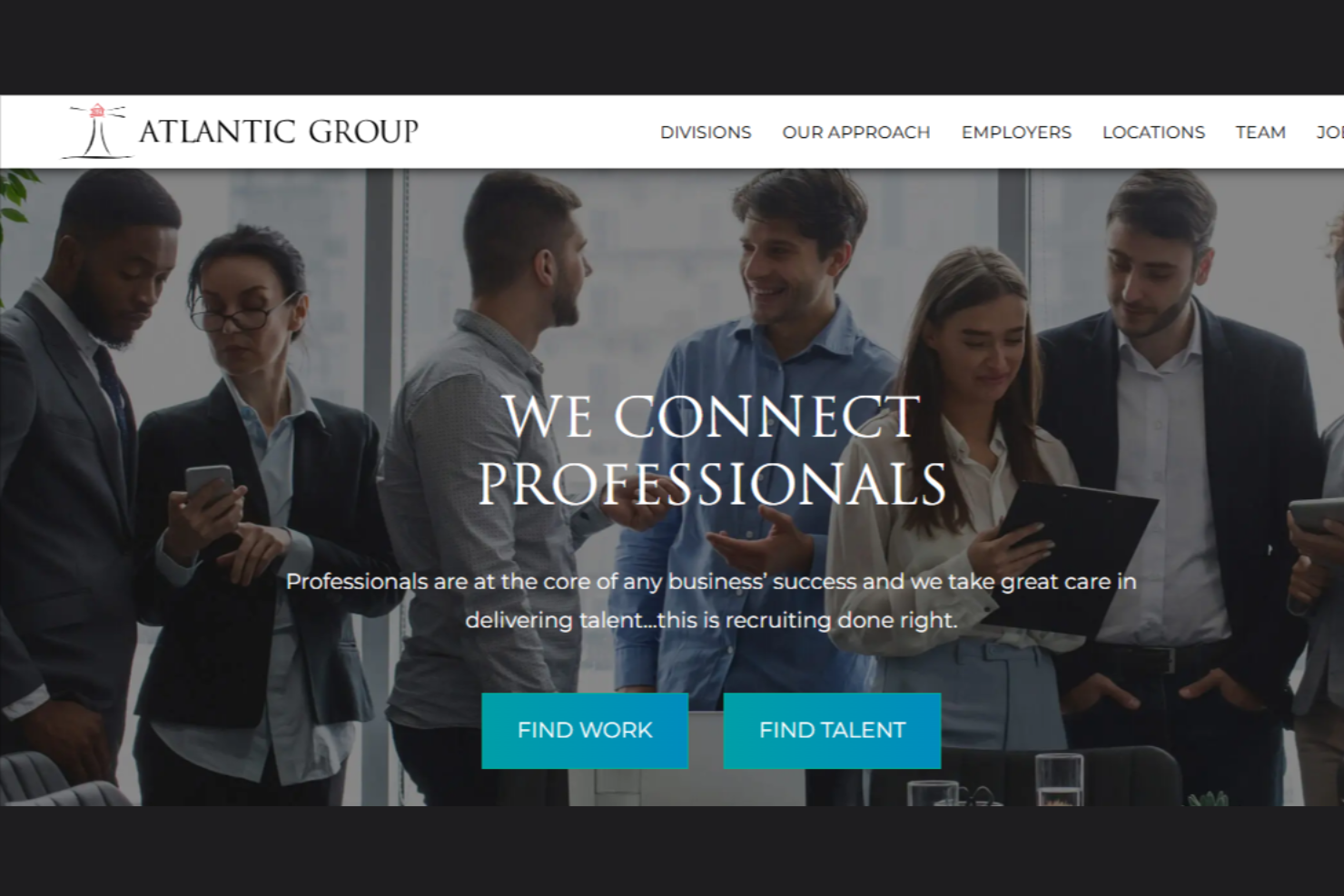 Atlantic Group screenshot - 19 Best Recruiting Agencies NYC Reviewed in 2026