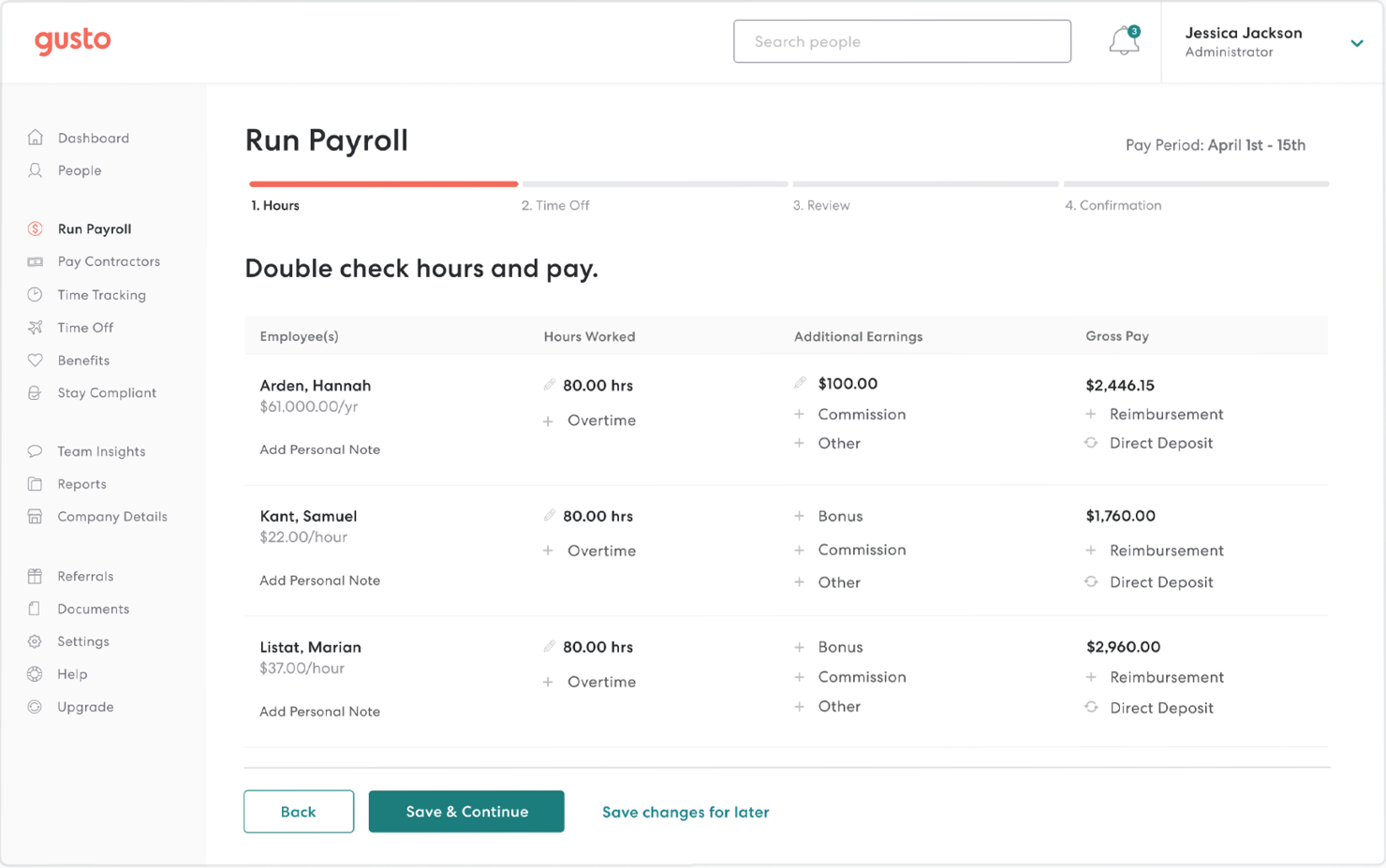 Gusto screenshot - 20 Best Paylocity Alternatives: Reviewed in 2025