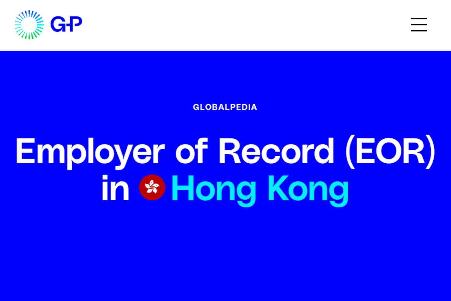 G-P screenshot - 10 Best Employer of Record in Hong Kong: Reviewed in 2026