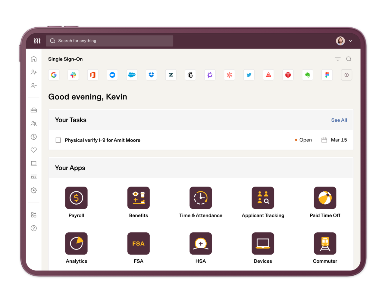 Rippling screenshot - 26 Best PEO Companies of 2025: Reviewed &amp; Compared