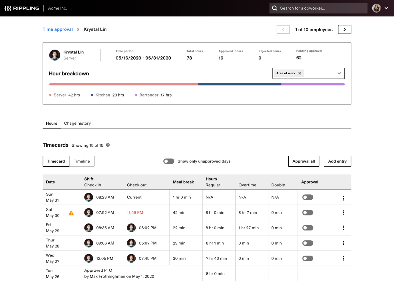 Rippling screenshot - 20 Best Oyster HR Alternatives of 2025: Reviewed
