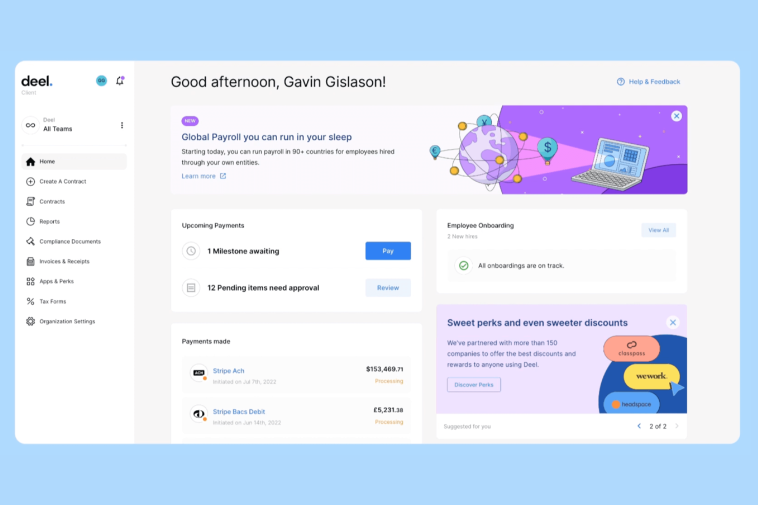 Deel screenshot - 18 Best Global Benefits Administration Reviewed in 2025