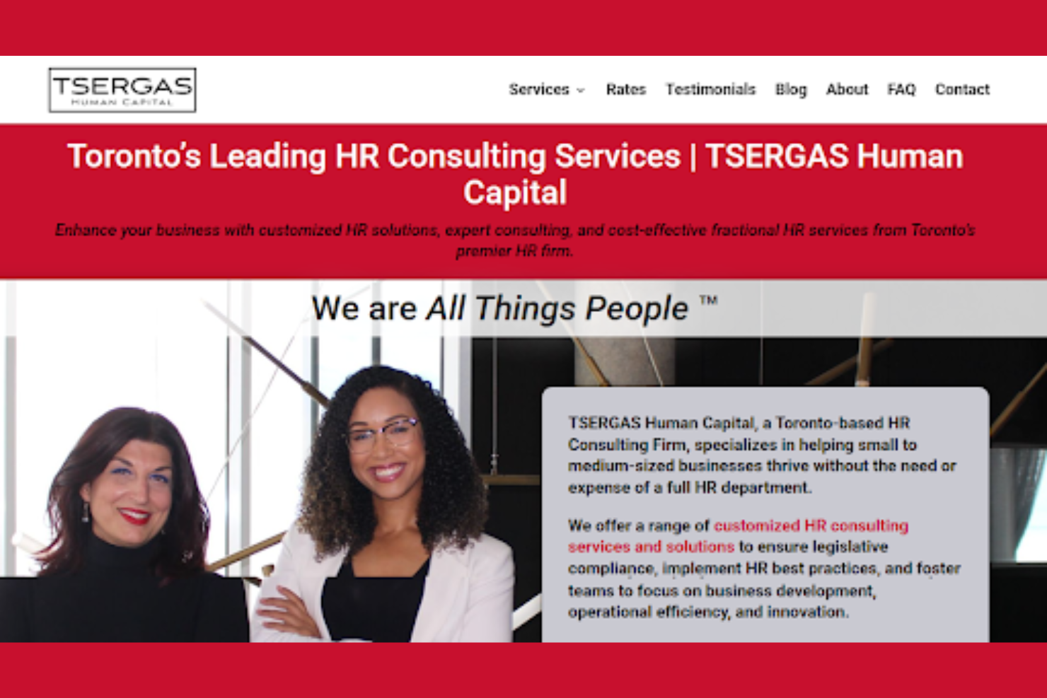 TSERGAS Human Capital screenshot - 20 Best HR Consulting Firms in Toronto: Reviewed in 2025