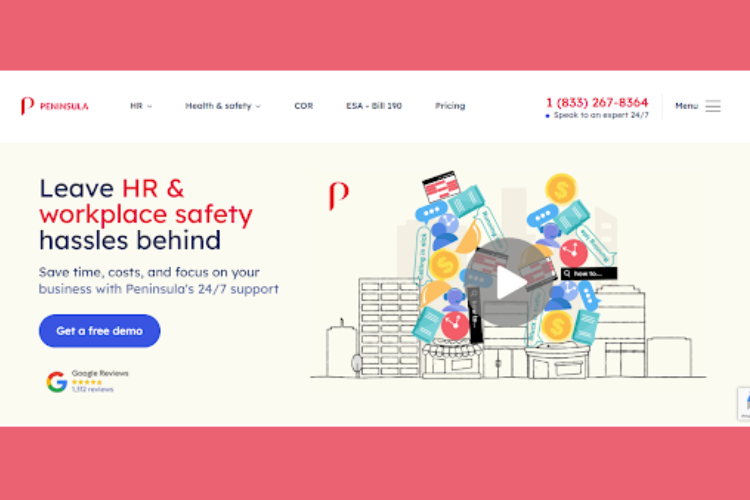 Peninsula screenshot - 20 Best HR Consulting Firms in Toronto: Reviewed in 2025
