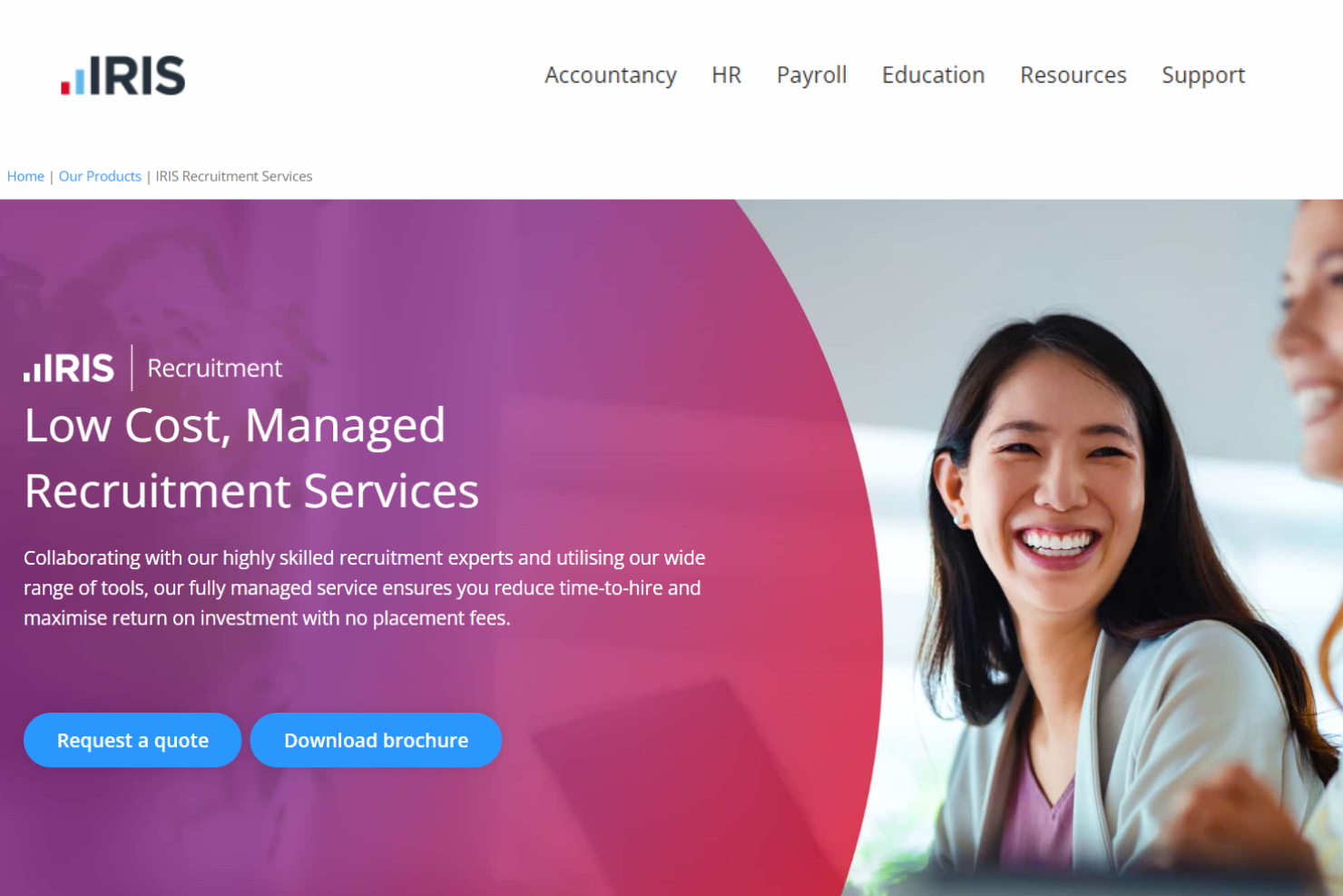 IRIS screenshot - 16 Best HR Services in the UK: Reviewed in 2026