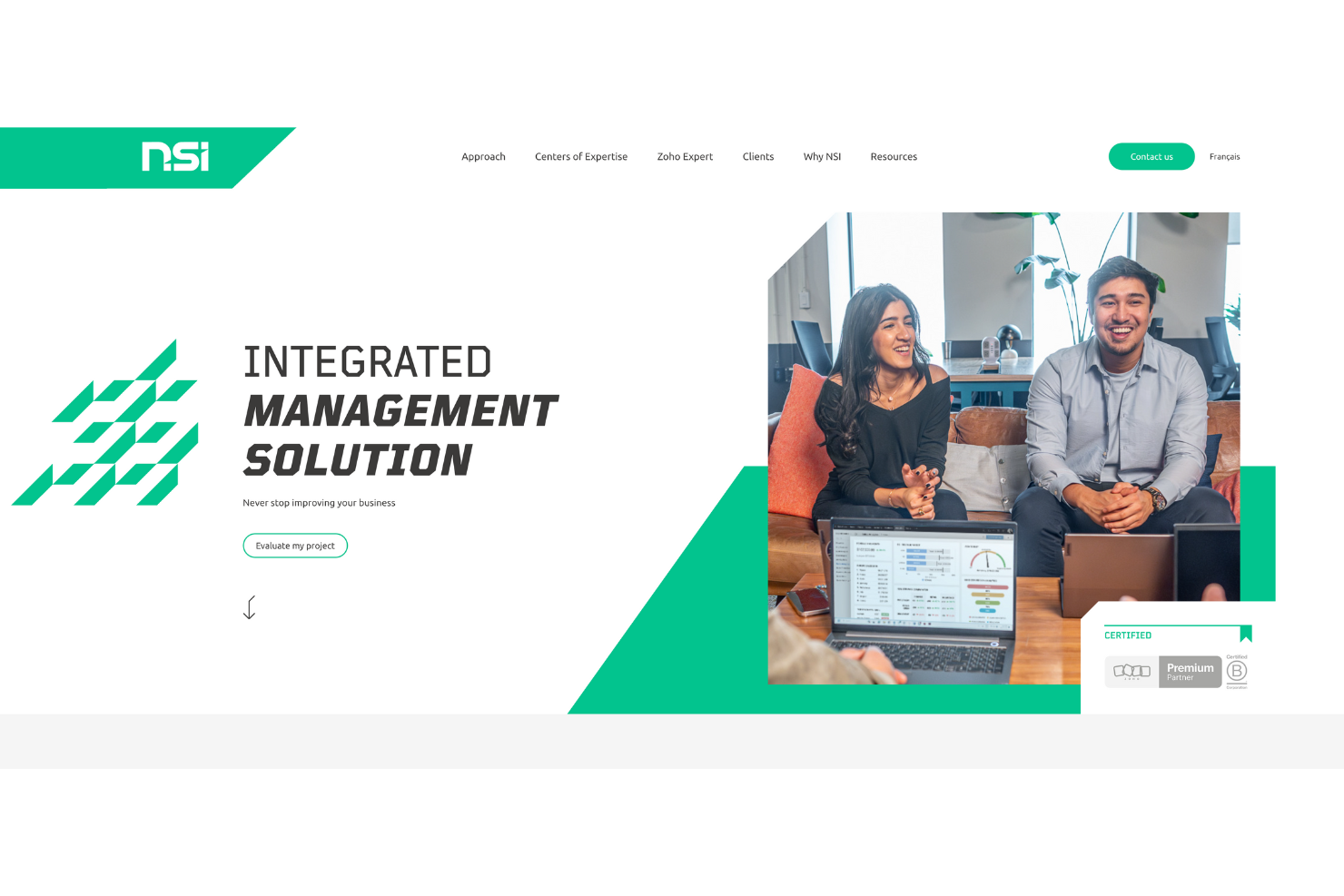 NSI Solution screenshot - Top 20 Zoho People Partners for 2026