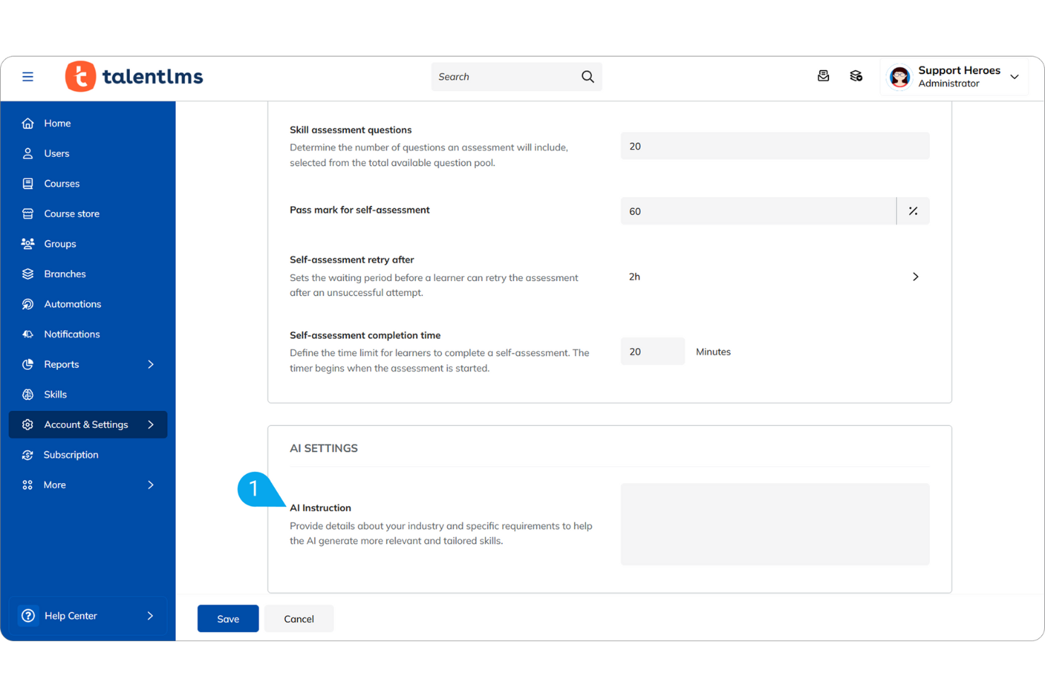 TalentLMS screenshot - 17 Best AI Learning Management System Reviewed in 2026