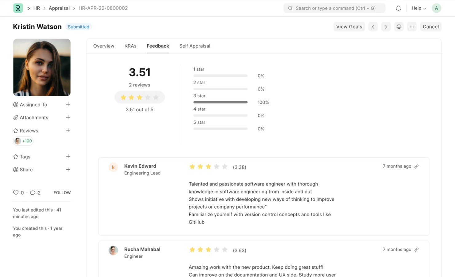 Frappe screenshot - 24 Best Cloud-Based HRIS Reviewed in 2025