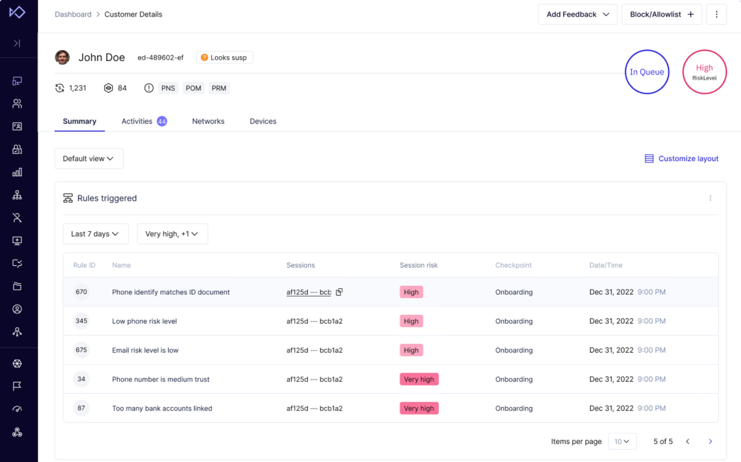 Sardine screenshot - 14 Best AI Risk Management Tools Reviewed in 2025