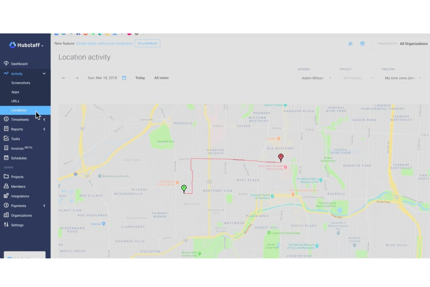 Hubstaff screenshot - 14 Best Free Employee Monitoring Software Reviewed in 2026