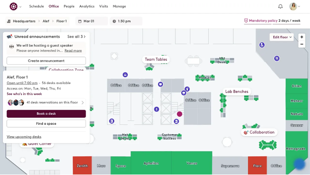 Robin screenshot - 16 Best AI Hot Desk Booking Software Reviewed in 2026