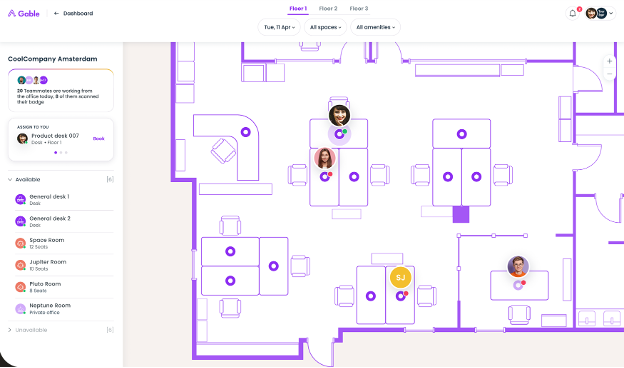 Gable screenshot - 16 Best AI Hot Desk Booking Software Reviewed in 2026