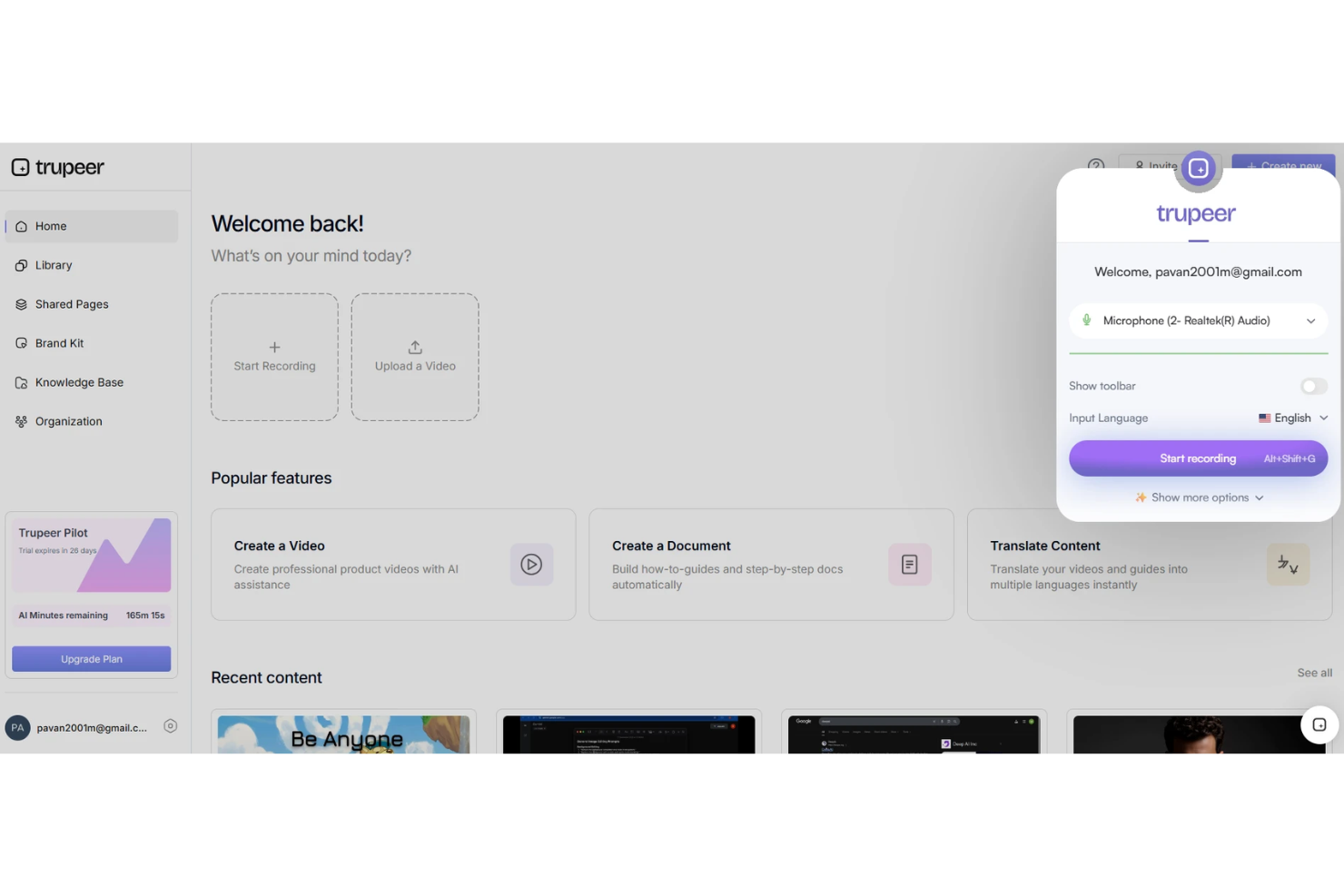 Trupeer screenshot - 20 Best AI Platforms Reviewed in 2026