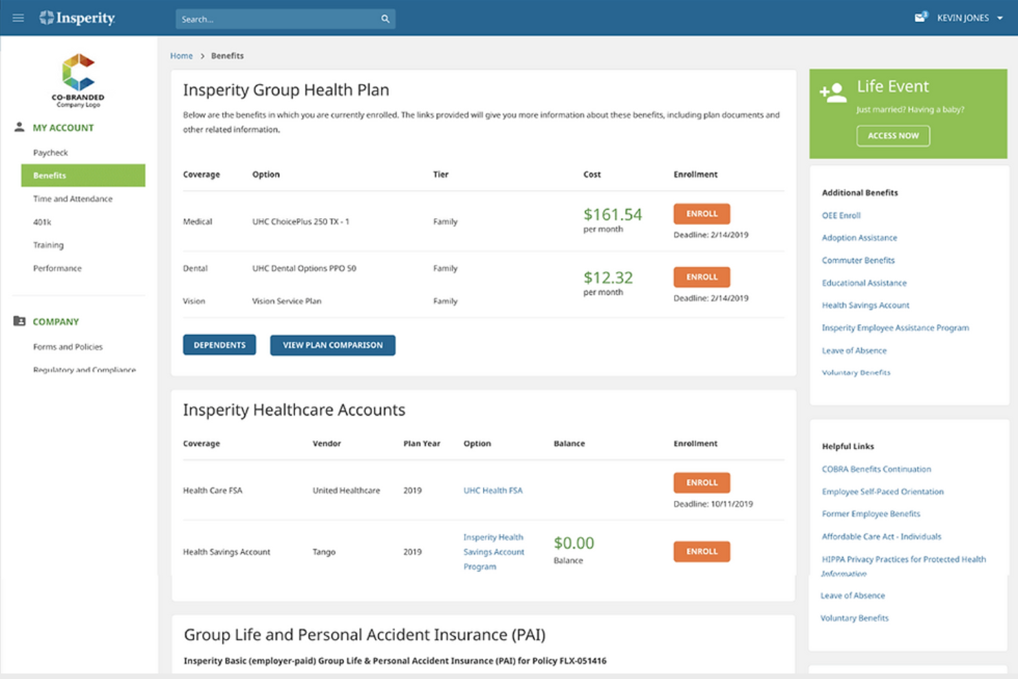 Insperity screenshot - 16 Best Bambee Alternatives Reviewed in 2026