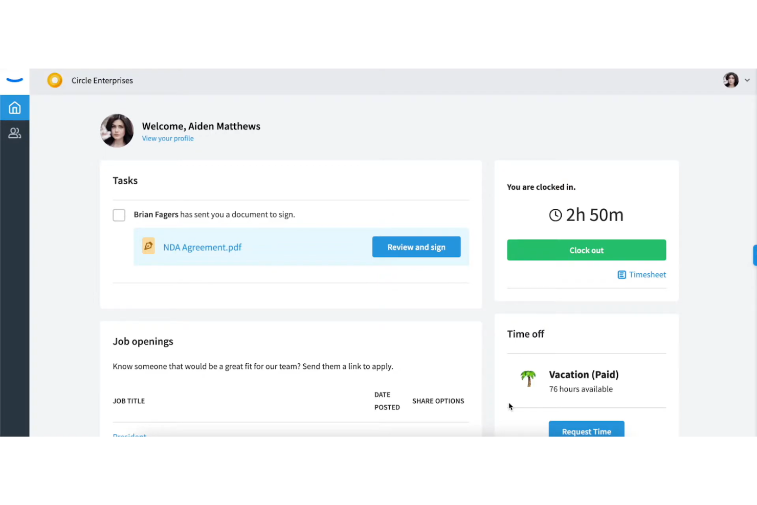 Eddy screenshot - 19 Best Employee Management Software for Small Businesses Reviewed in 2026