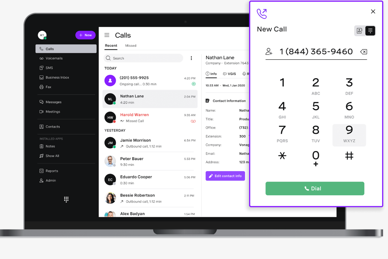 Vonage Business Communications screenshot - 18 Best Business Communication Apps Reviewed in 2026