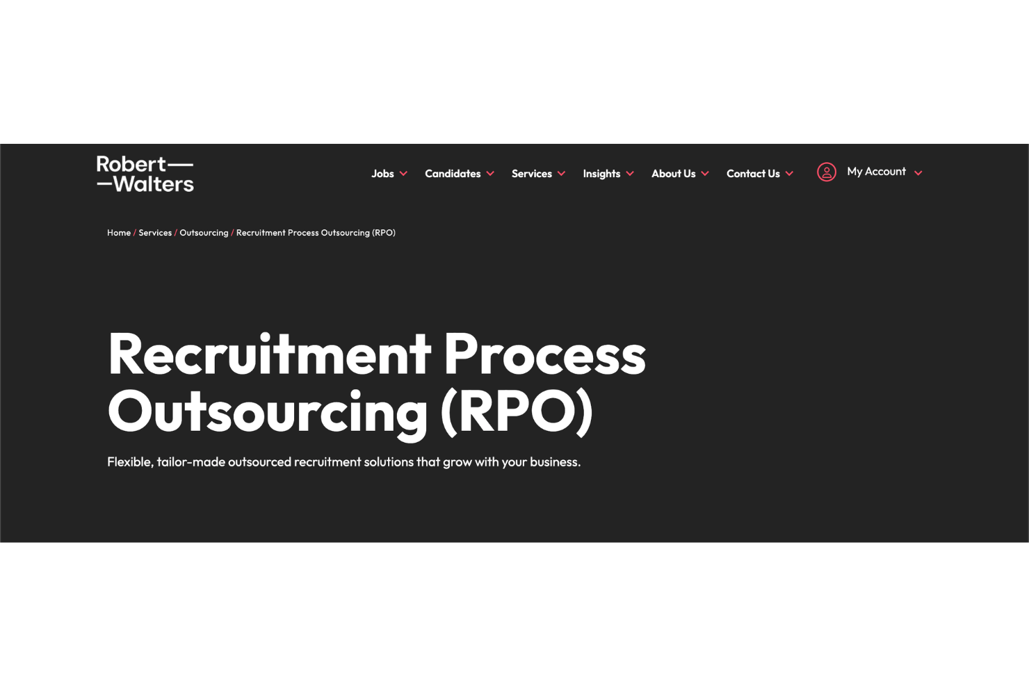 Robert Walters Benchmarking screenshot - 20 Best Talent Management Services Reviewed in 2026