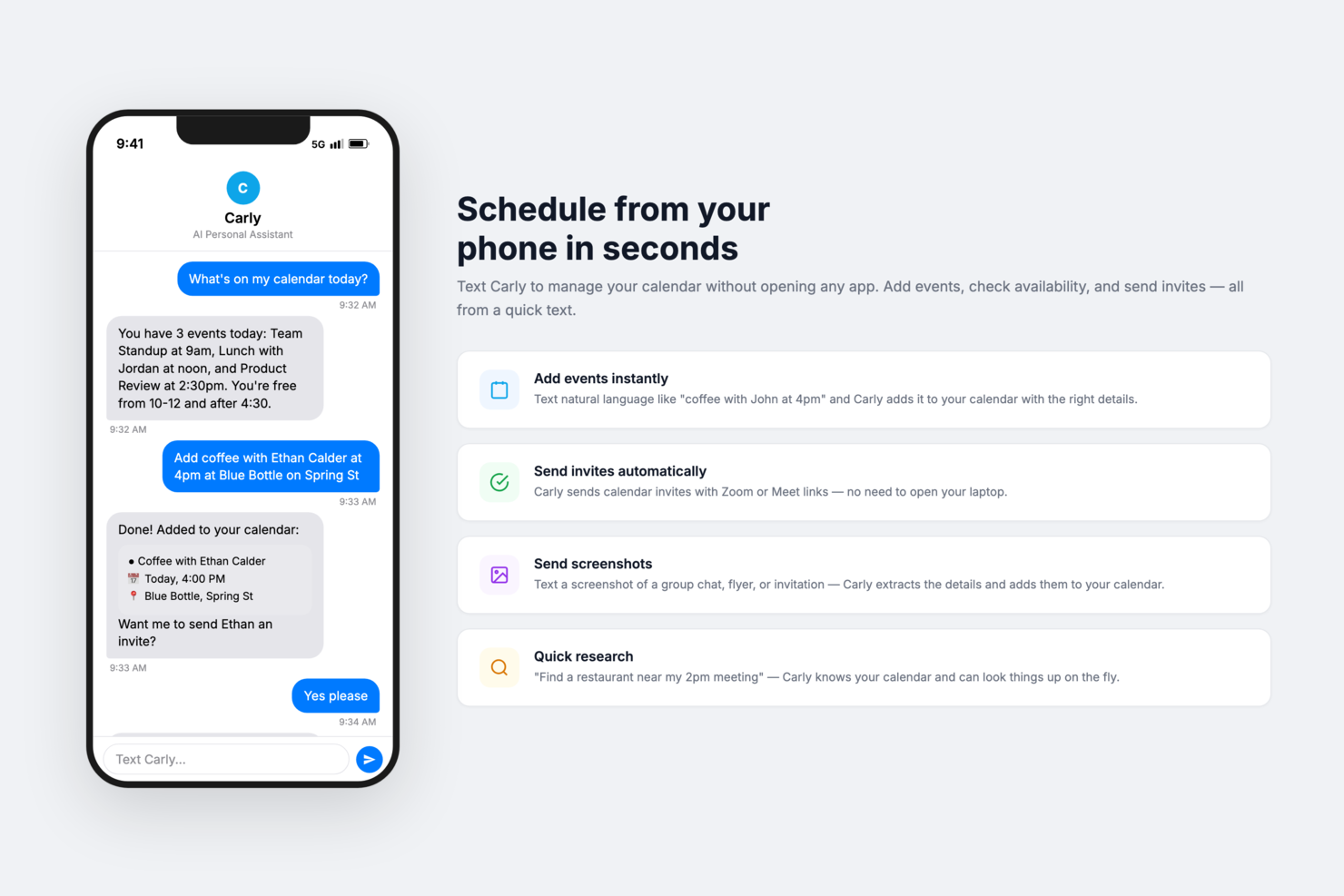 Carly AI screenshot - 17 Best Meeting Scheduling Software of 2026