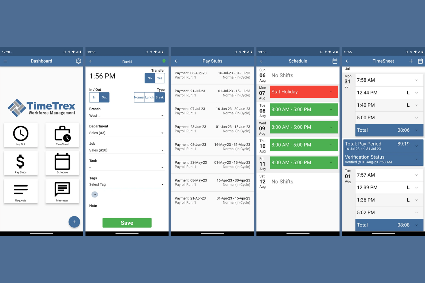 TimeTrex screenshot - 18 Best Enterprise Employee Scheduling Software Reviewed in 2026