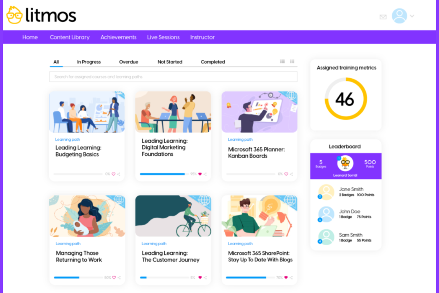 Litmos screenshot - 19 Best Mobile LMS Reviewed in 2026