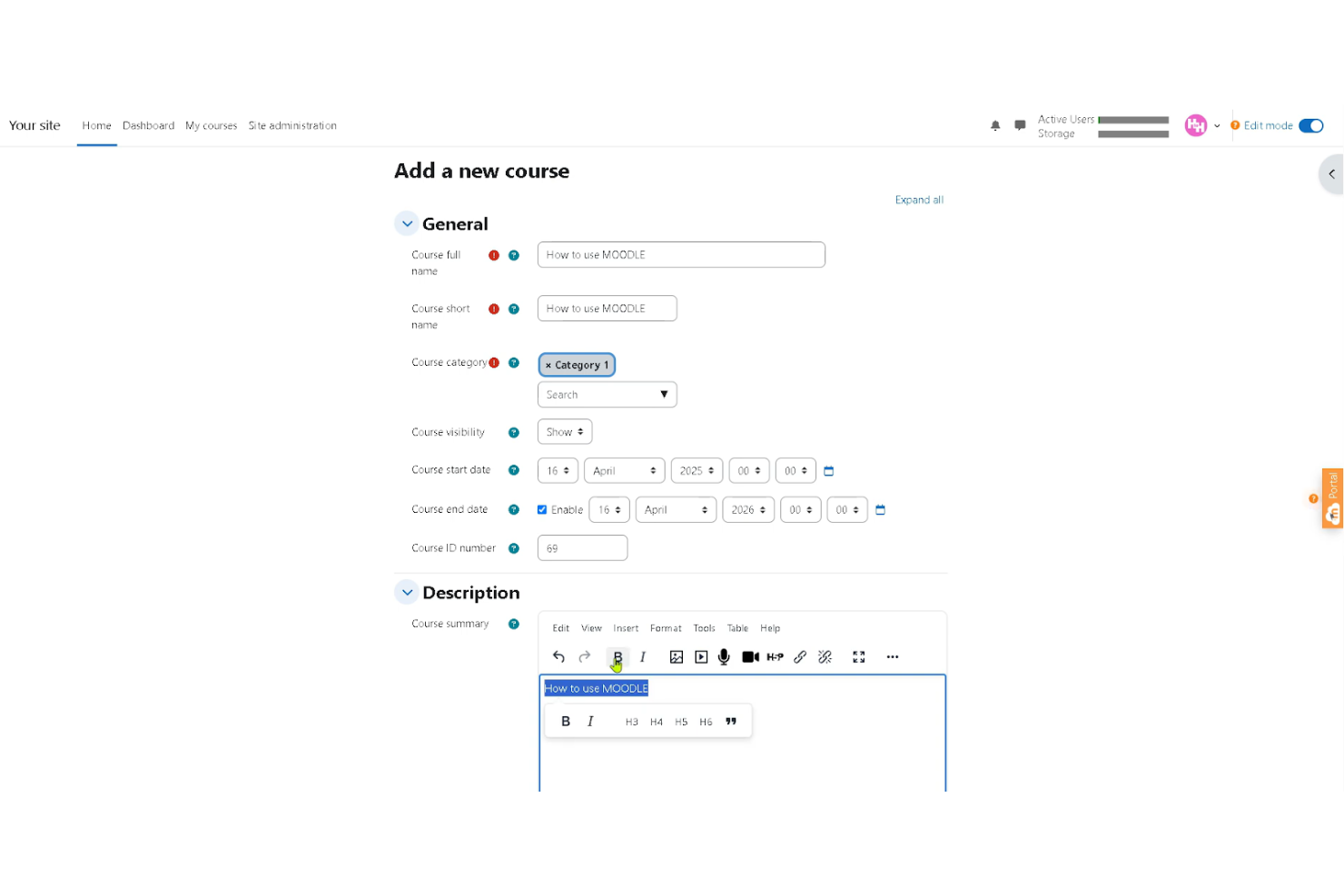 Moodle screenshot - 12 Best Free LMS Reviewed in 2026
