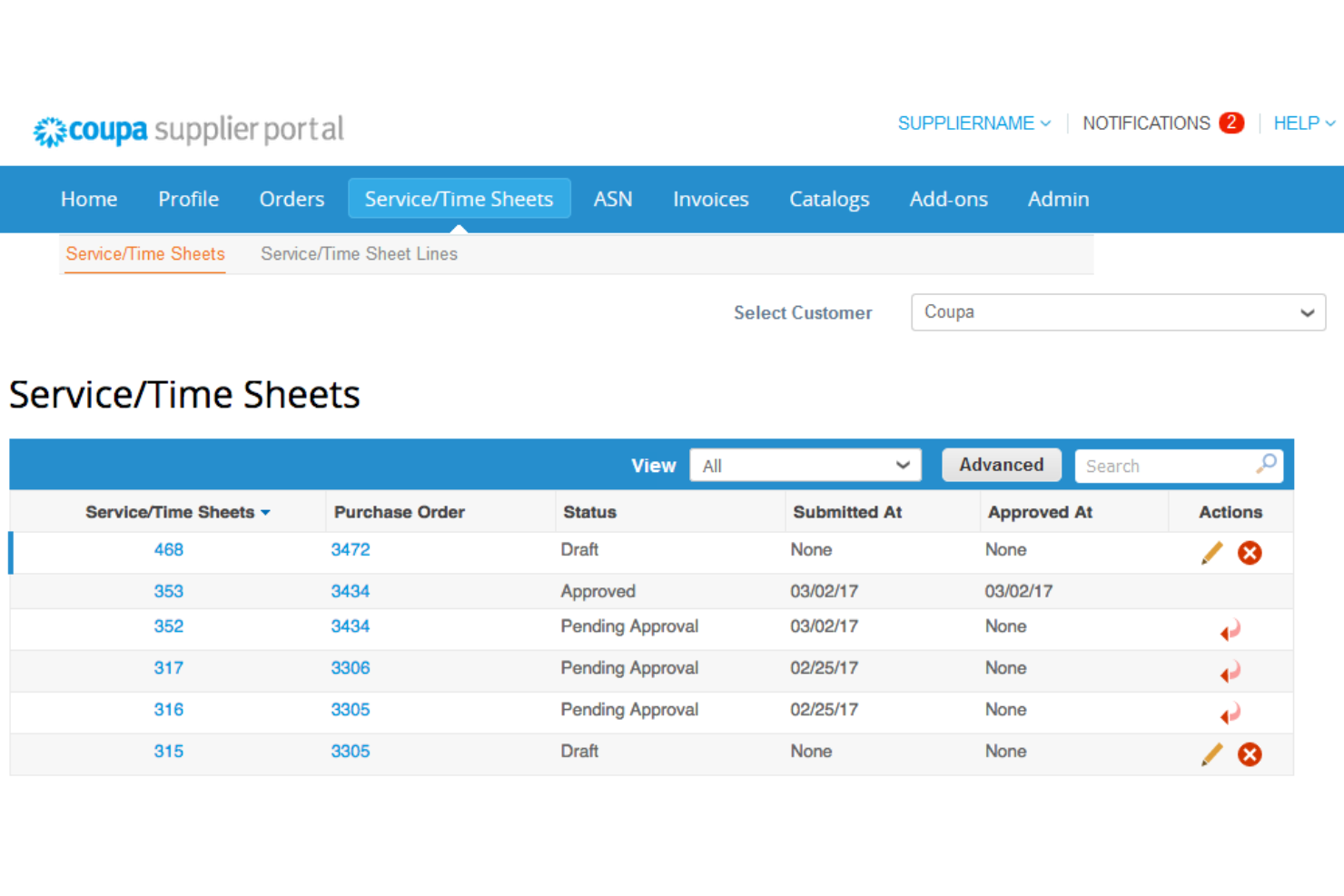 Coupa screenshot - 13 Best Contingent Workforce Management Software Reviewed in 2026