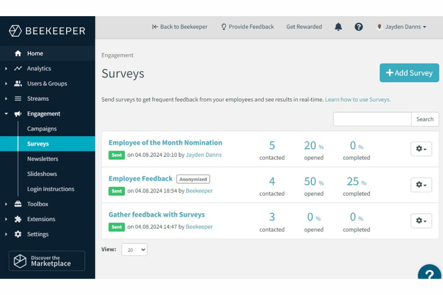 Beekeeper screenshot - 19 Best Simpplr Alternatives in 2026