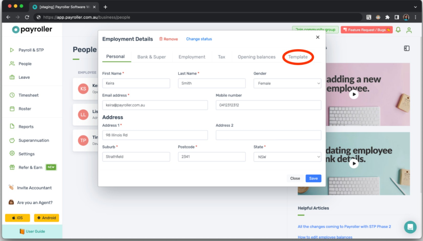 Payroller screenshot - 18 Best Single Touch Payroll Software in 2026