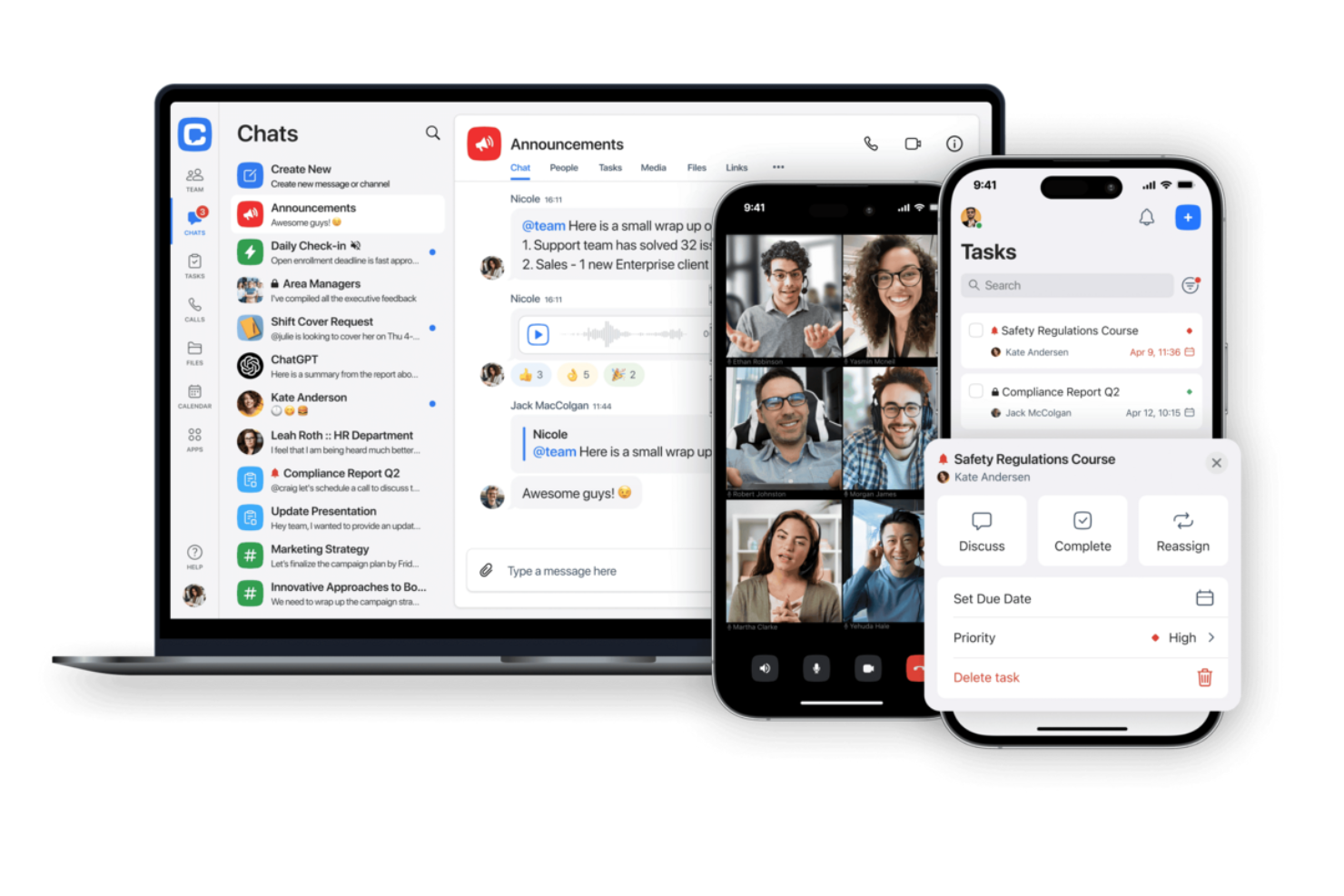 Chanty screenshot - 22 Internal Communication Tools for 2026