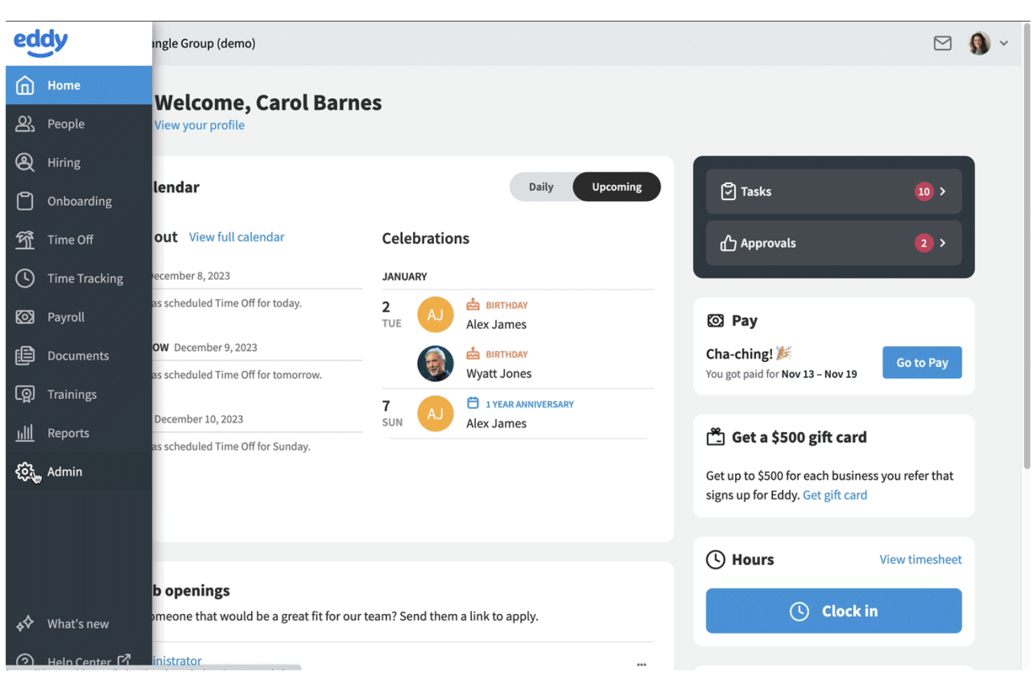 Eddy screenshot - 14 HR Document Management Software for 2026