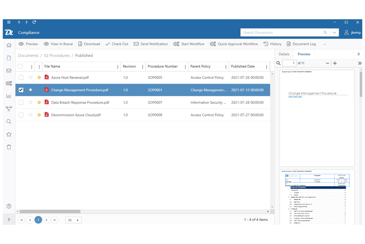 Document Locator screenshot - 14 HR Document Management Software for 2026