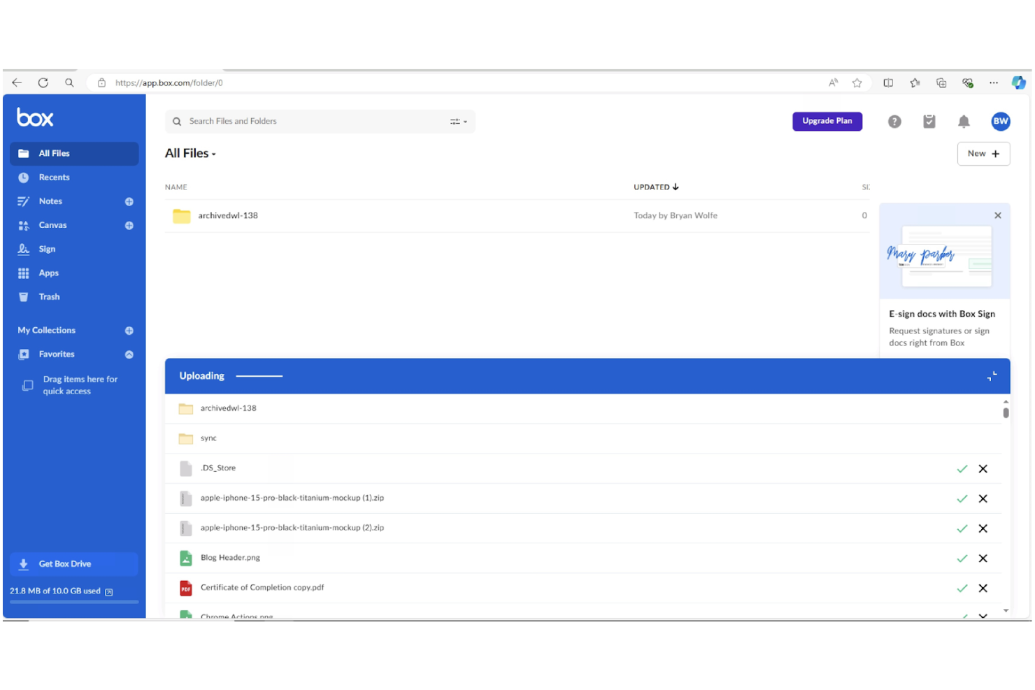 Box screenshot - 14 HR Document Management Software for 2026
