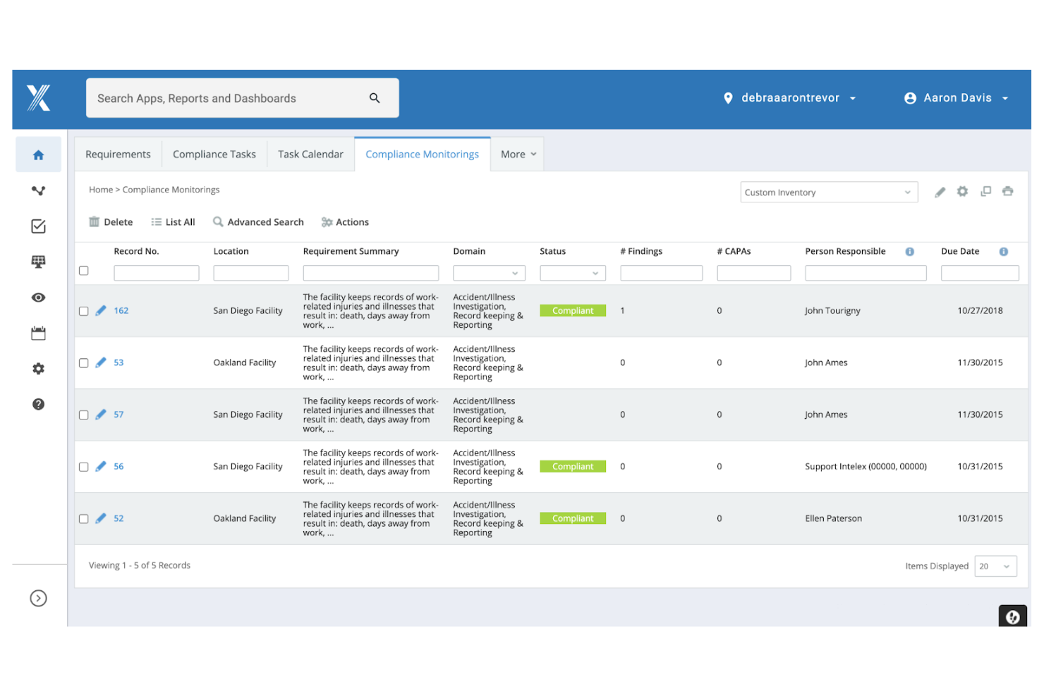 Intelex screenshot - 16 Best Health and Safety Software for 2026