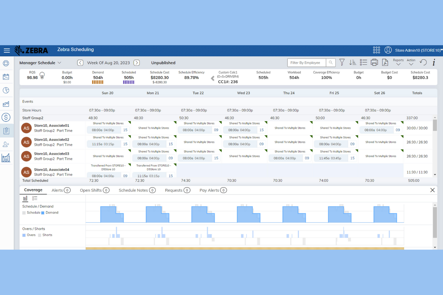 Zebra screenshot - 14 Best Workforce Optimization Software for 2026