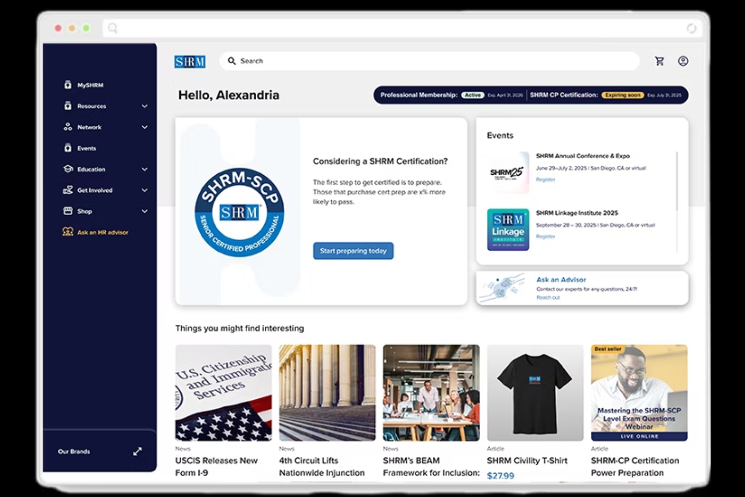 SHRM Job Description Manager screenshot - 13 Best Job Description Management Software in 2026