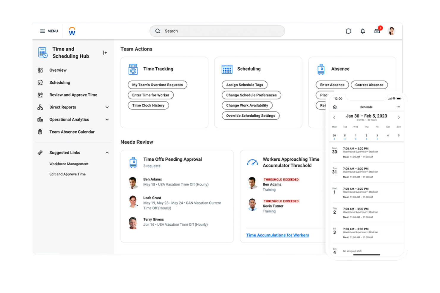 Workday screenshot - 14 Best Workforce Management Software UK Solutions for 2026