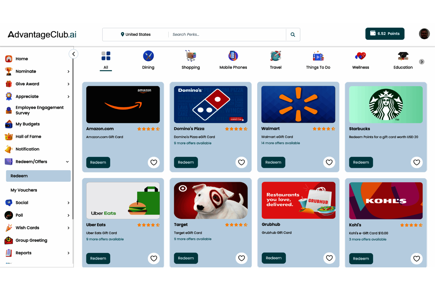 AdvantageClub.ai screenshot - 26 Best Corporate Wellness Apps in 2026