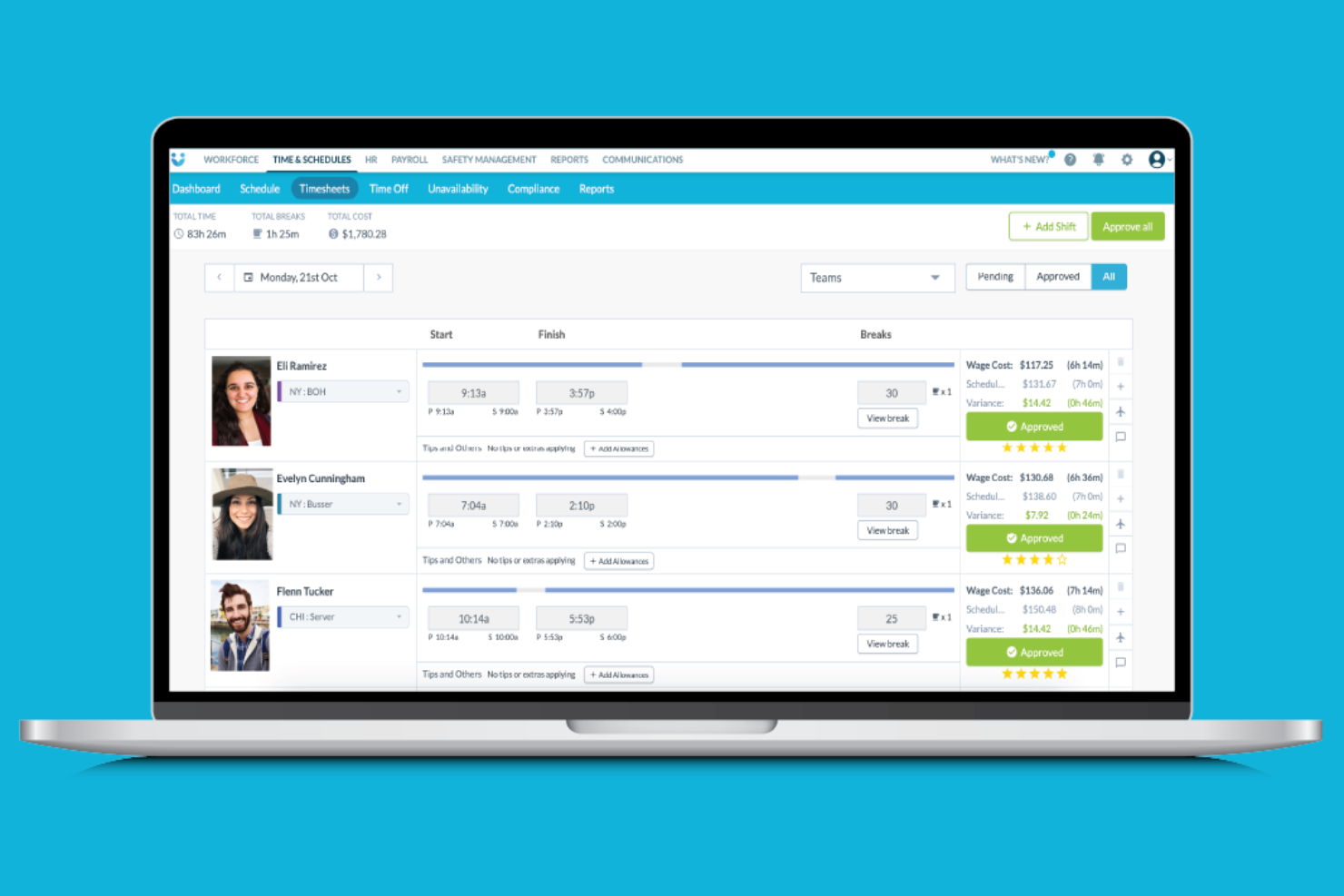 Workforce.com screenshot - 15 Best Workforce Management Apps in 2026