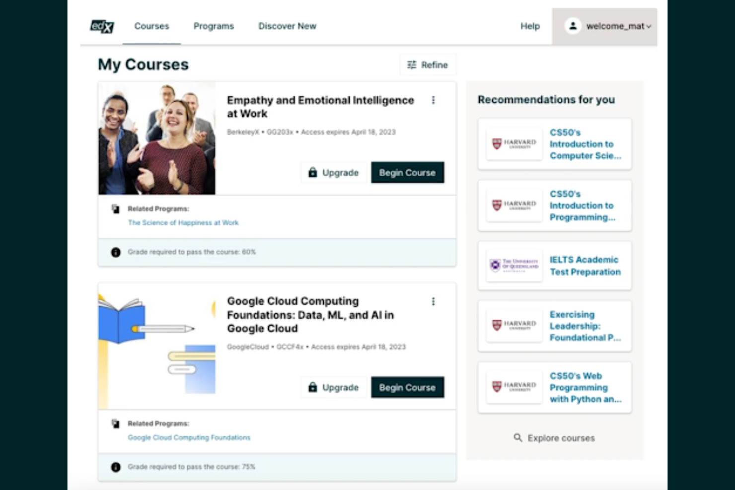 edX screenshot - 21 Best Online Learning Platforms in 2026