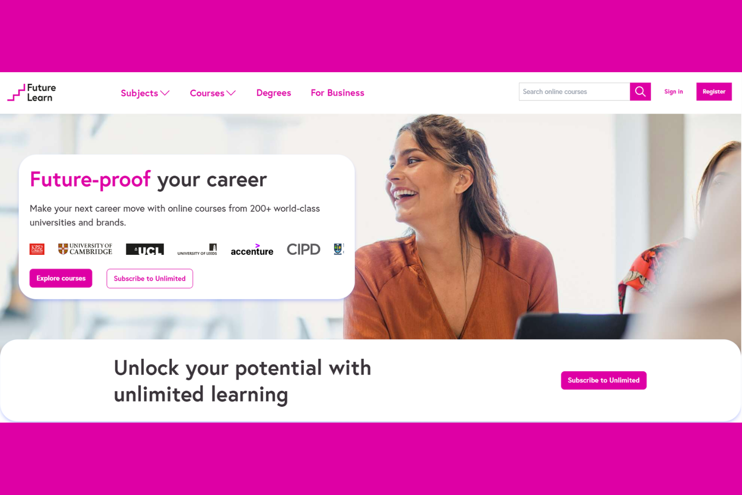 FutureLearn screenshot - 21 Best Online Learning Platforms in 2026
