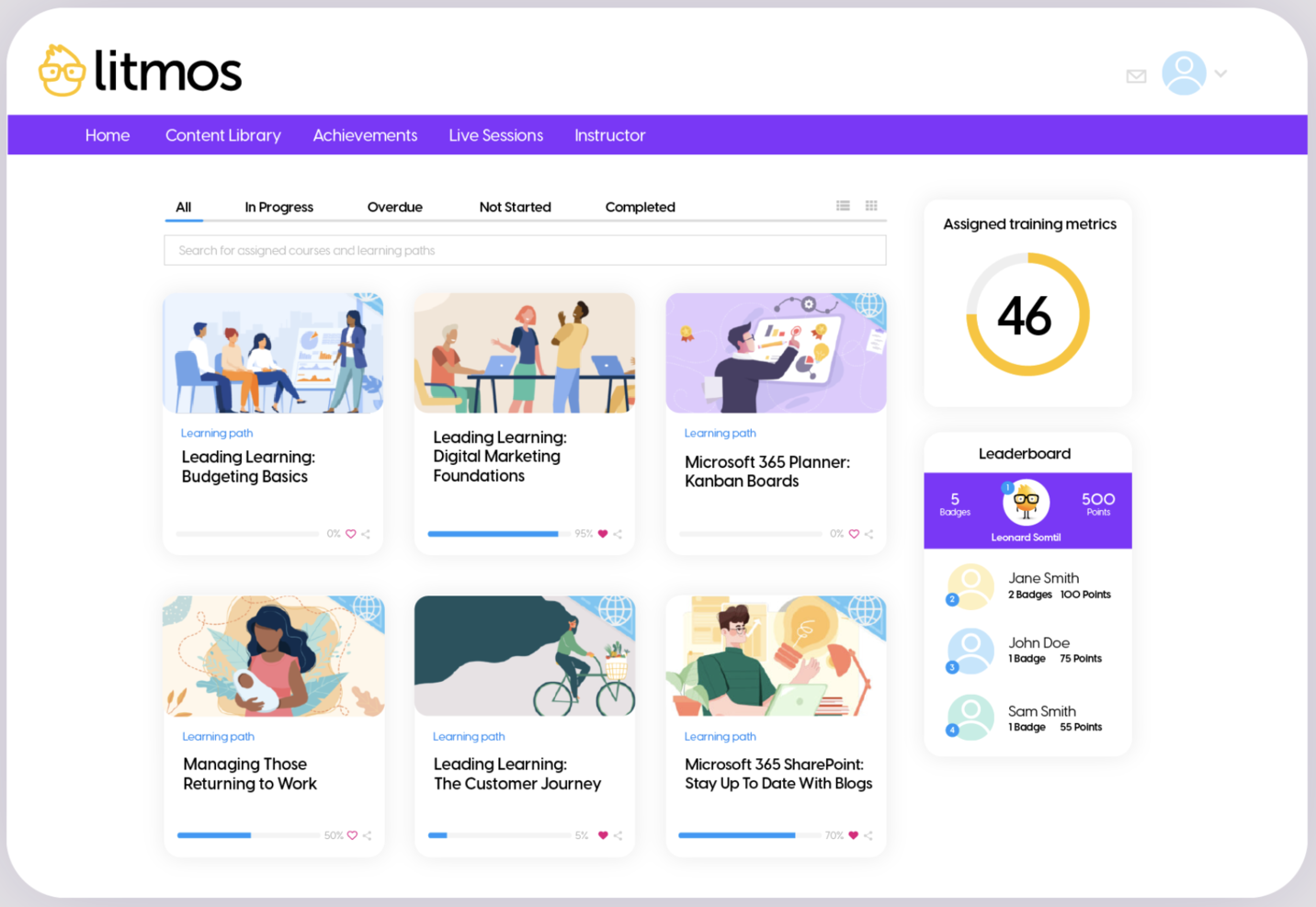 Litmos screenshot - 14 Best Extended Enterprise LMS Platforms in 2026