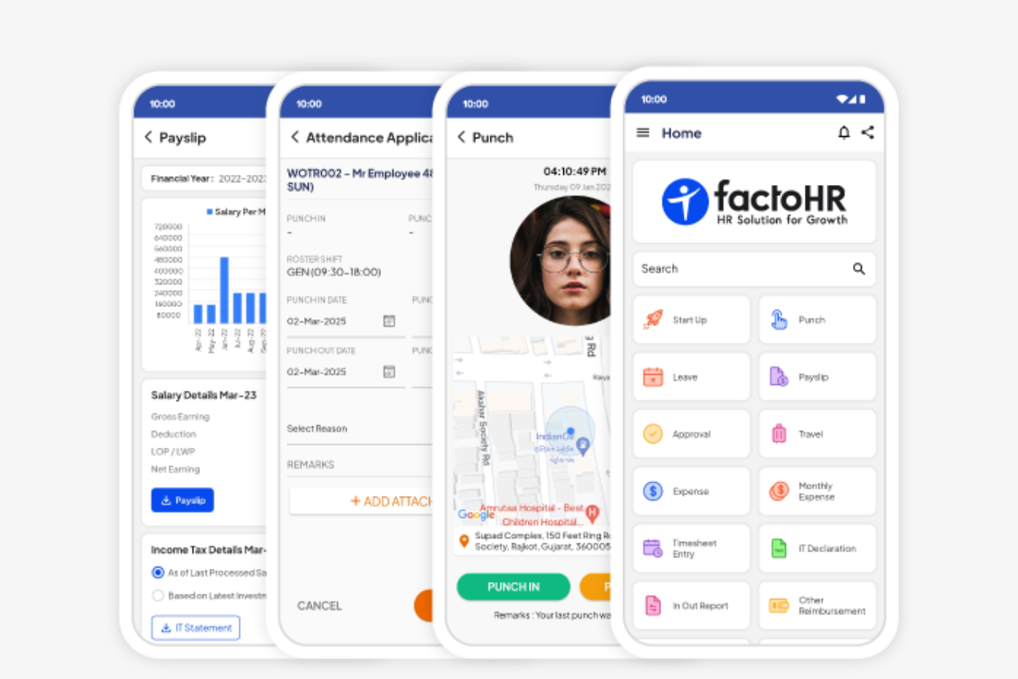 factoHR screenshot - 15 Best HR Software for Manufacturing for 2026