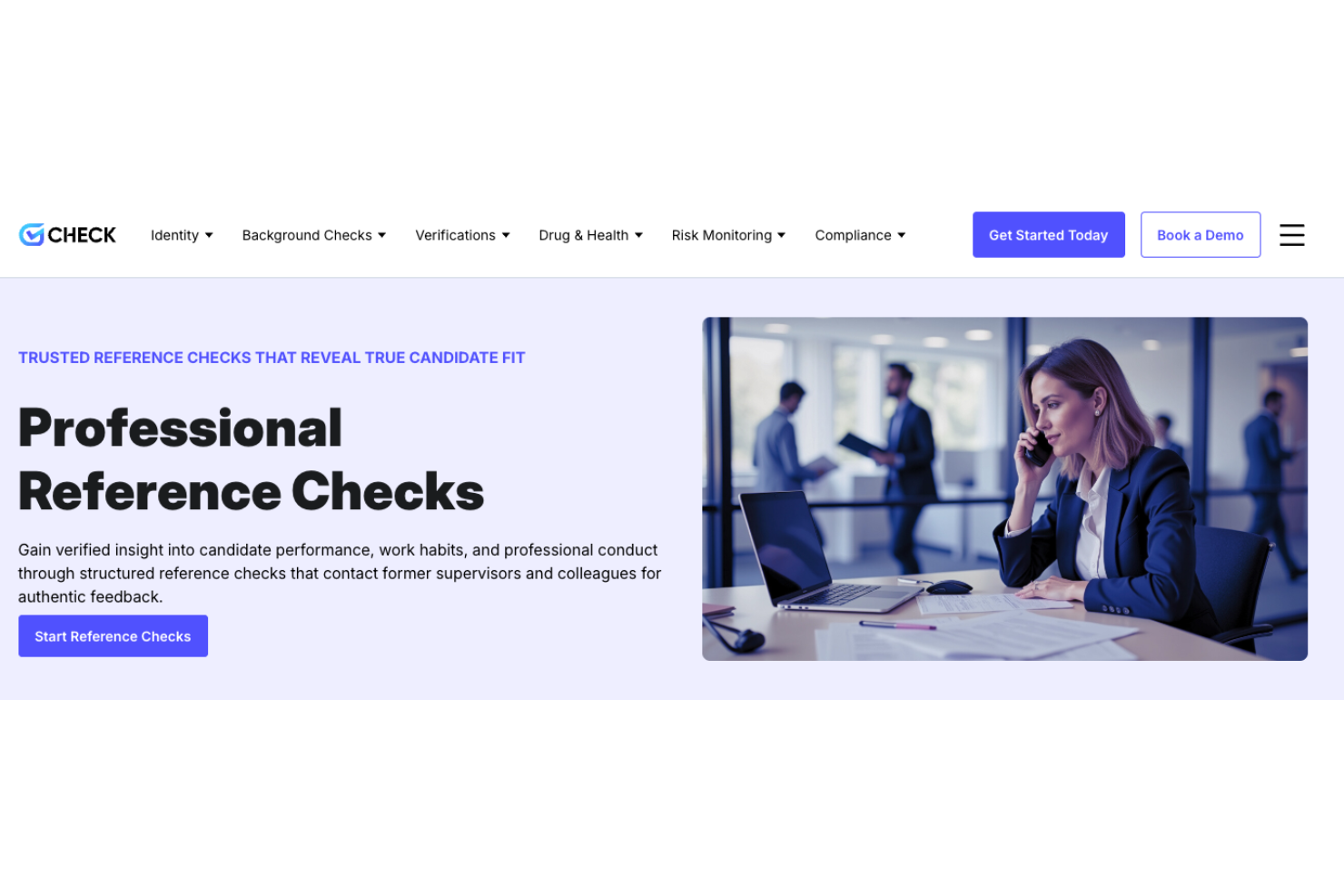 GCheck screenshot - 19 Best Reference Check Software in 2026